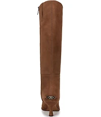 Circus NY by Sam Edelman Marlowe Suede Kitten Heel Tall Dress Boots