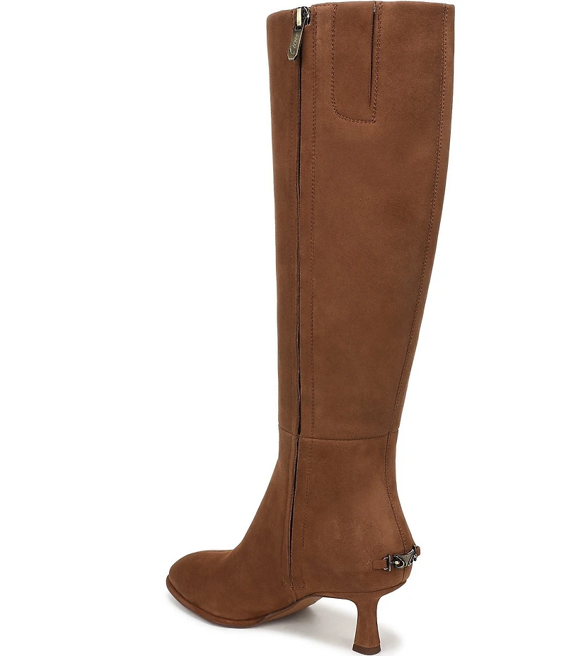 Circus NY by Sam Edelman Marlowe Suede Kitten Heel Tall Dress Boots