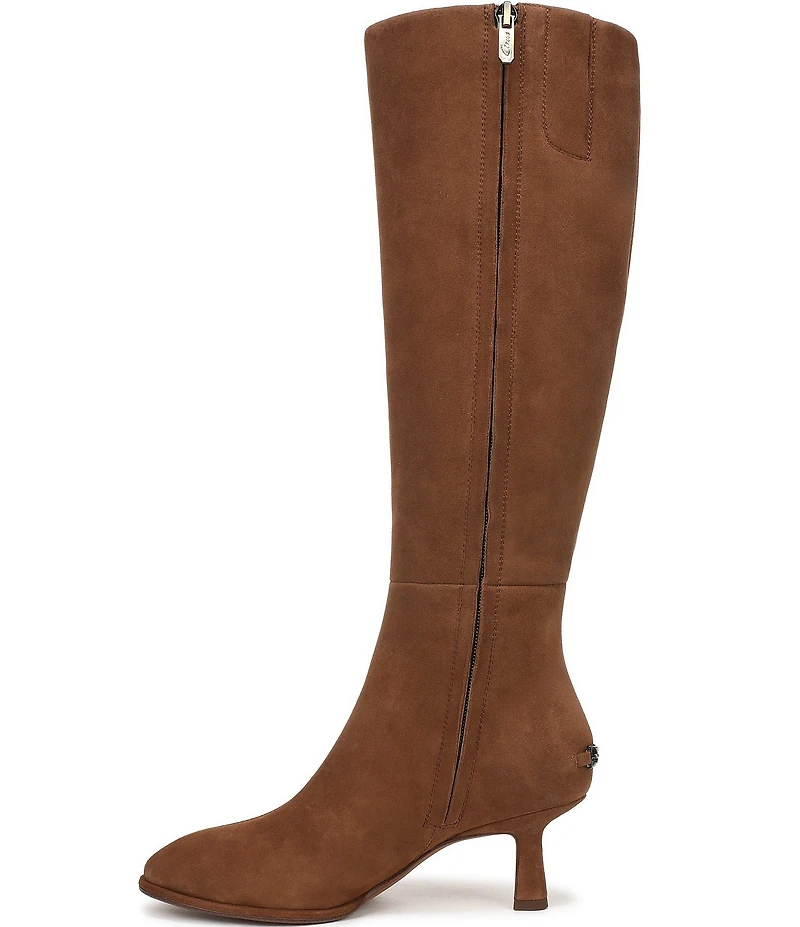 Circus NY by Sam Edelman Marlowe Suede Kitten Heel Tall Dress Boots