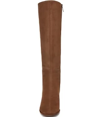 Circus NY by Sam Edelman Marlowe Suede Kitten Heel Tall Dress Boots