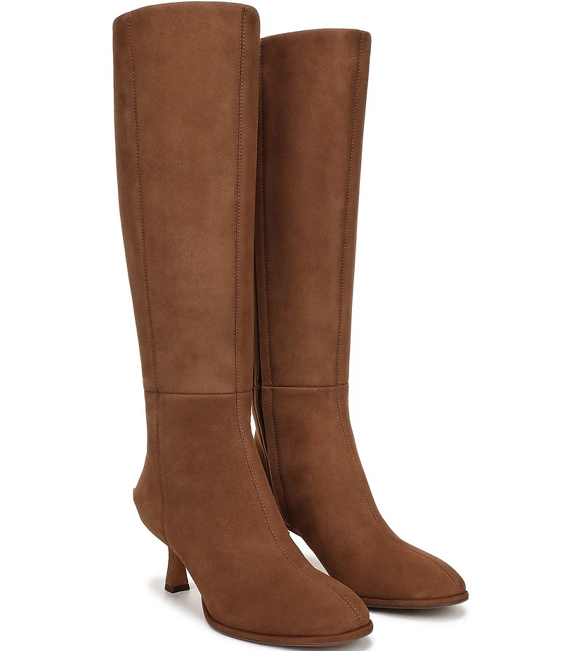 Circus NY by Sam Edelman Marlowe Suede Kitten Heel Tall Dress Boots