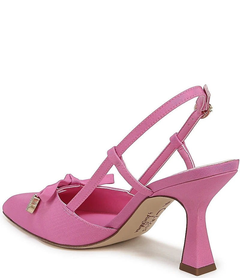 Circus NY by Sam Edelman Monica Fabric Bow Detail Slingback Dress Pumps