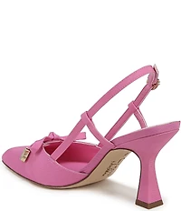 Circus NY by Sam Edelman Monica Fabric Bow Detail Slingback Dress Pumps