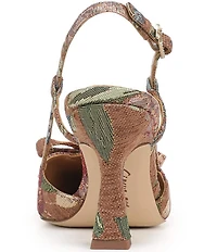 Circus NY by Sam Edelman Monica Floral Tapestry Print Bow Detail Slingback Dress Pumps