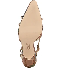 Circus NY by Sam Edelman Monica Floral Tapestry Print Bow Detail Slingback Dress Pumps