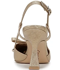 Circus NY by Sam Edelman Monica Shimmer Bow Detail Slingback Dress Pumps