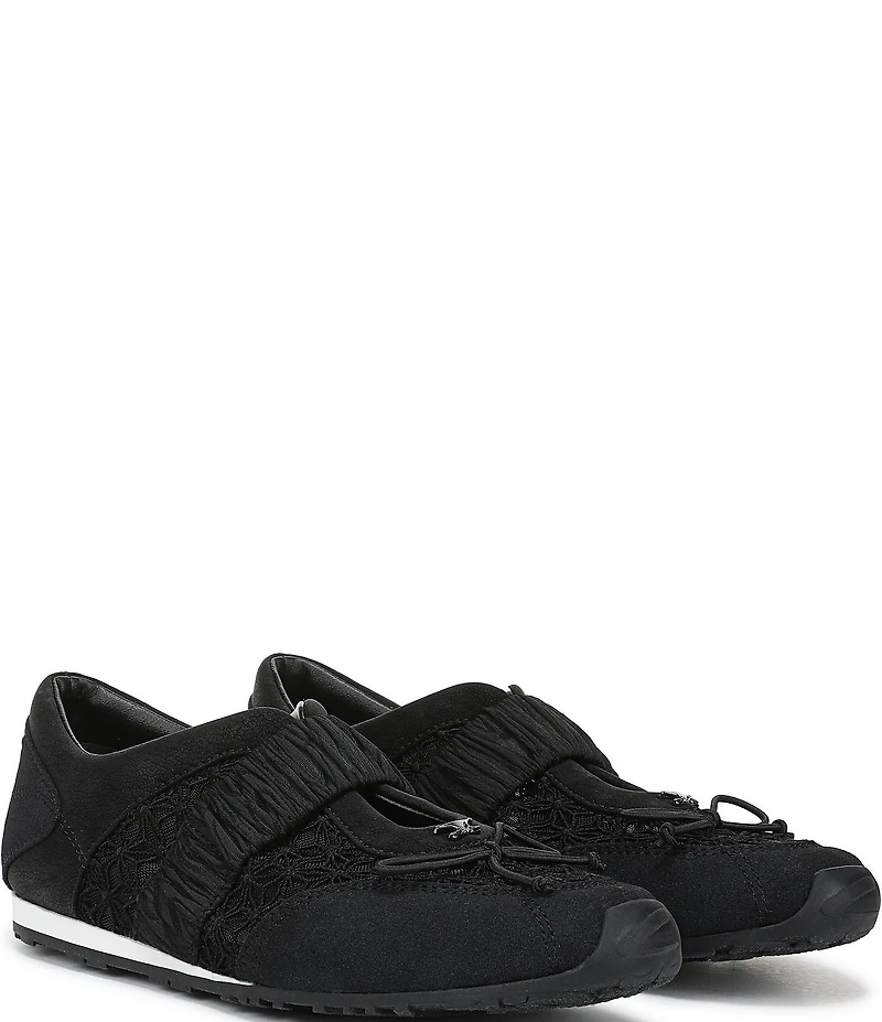 Circus NY by Sam Edelman Nara Mesh Bow Detail Mary Jane Ballerina Sneakers