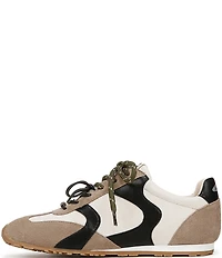 Circus NY by Sam Edelman Nash Fabric and Suede Lace Up Sneakers