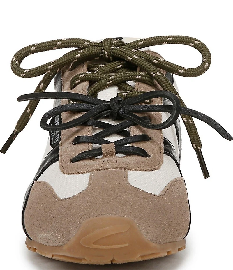 Circus NY by Sam Edelman Nash Fabric and Suede Lace Up Sneakers