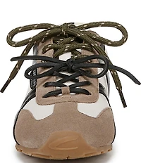 Circus NY by Sam Edelman Nash Fabric and Suede Lace Up Sneakers