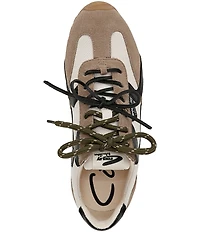 Circus NY by Sam Edelman Nash Fabric and Suede Lace Up Sneakers