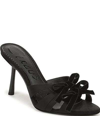 Circus NY by Sam Edelman Nora Fabric Ribbon Detail Slide Dress Sandals