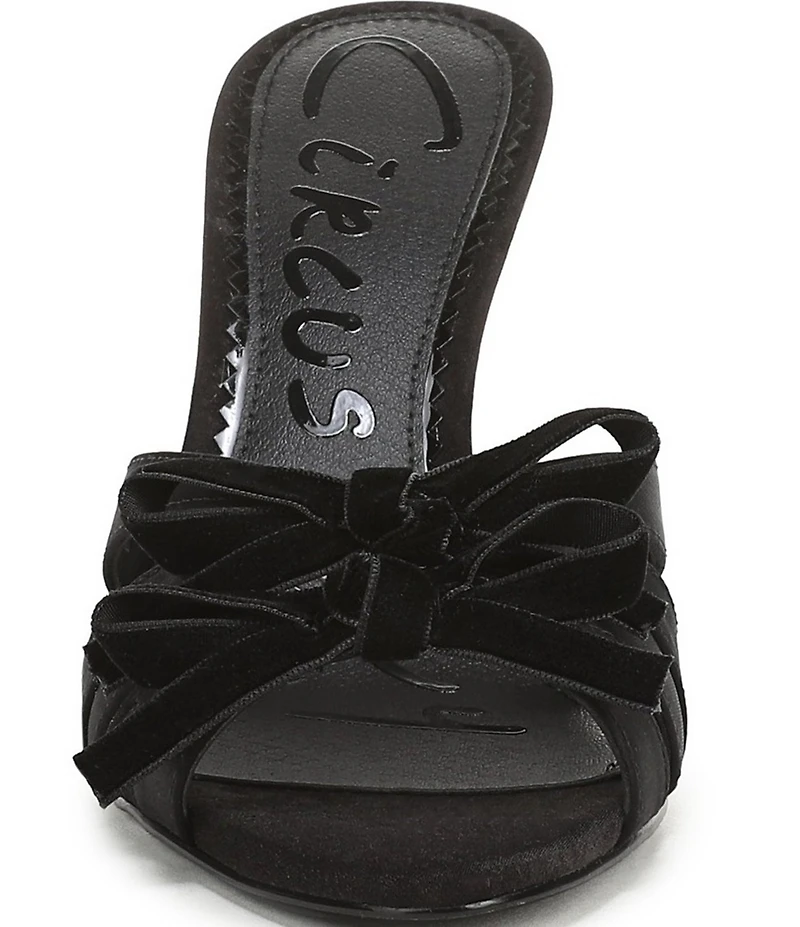 Circus NY by Sam Edelman Nora Fabric Ribbon Detail Slide Dress Sandals