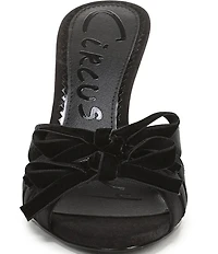 Circus NY by Sam Edelman Nora Fabric Ribbon Detail Slide Dress Sandals