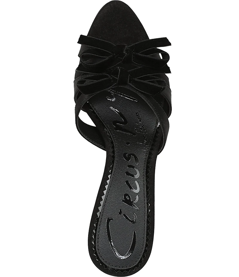 Circus NY by Sam Edelman Nora Fabric Ribbon Detail Slide Dress Sandals