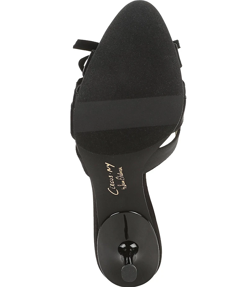 Circus NY by Sam Edelman Nora Fabric Ribbon Detail Slide Dress Sandals