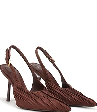 Circus NY by Sam Edelman Oaklee Gathered Fabric Point Toe Slingback Dress Pumps