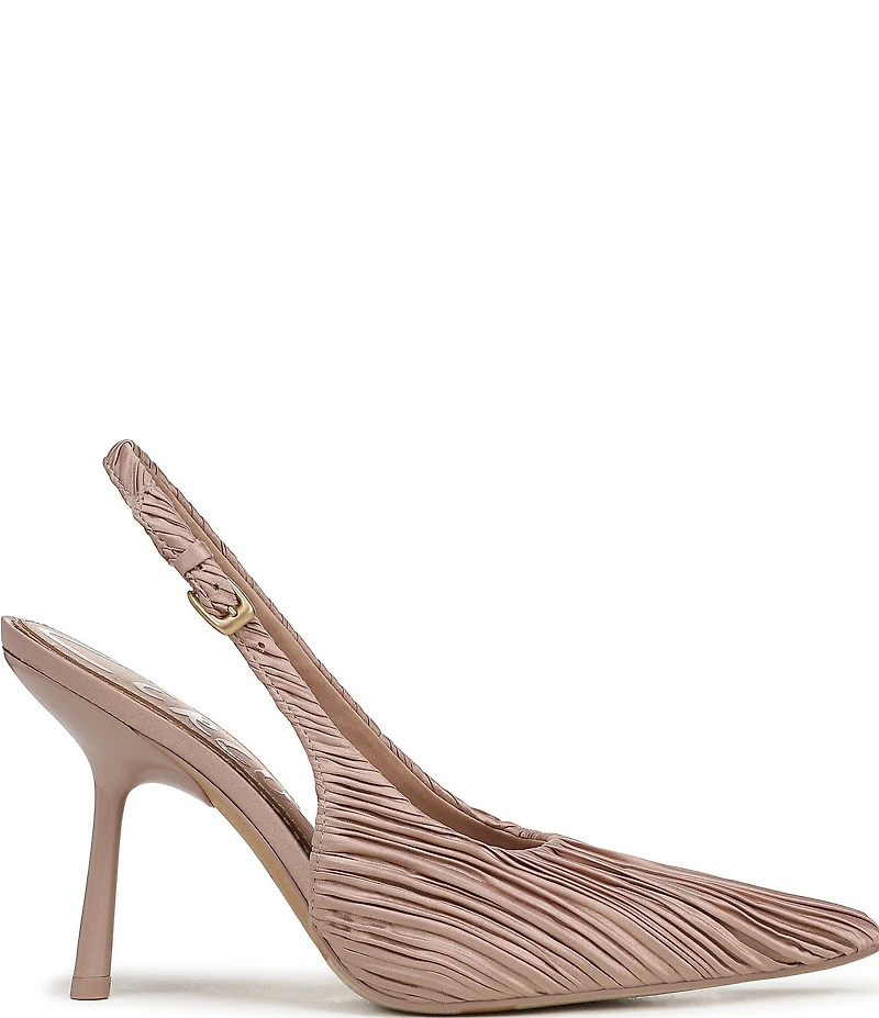 Circus NY by Sam Edelman Oaklee Gathered Fabric Point Toe Slingback Dress Pumps