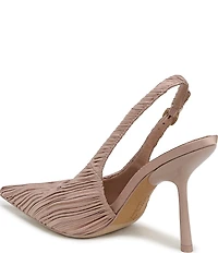 Circus NY by Sam Edelman Oaklee Gathered Fabric Point Toe Slingback Dress Pumps