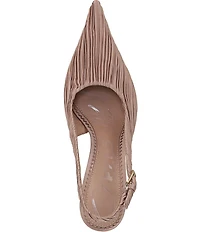 Circus NY by Sam Edelman Oaklee Gathered Fabric Point Toe Slingback Dress Pumps