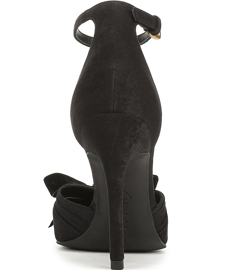 Circus NY by Sam Edelman Odina Ankle Strap Bow Accent Dress Pumps