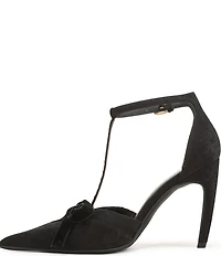 Circus NY by Sam Edelman Odina Ankle Strap Bow Accent Dress Pumps