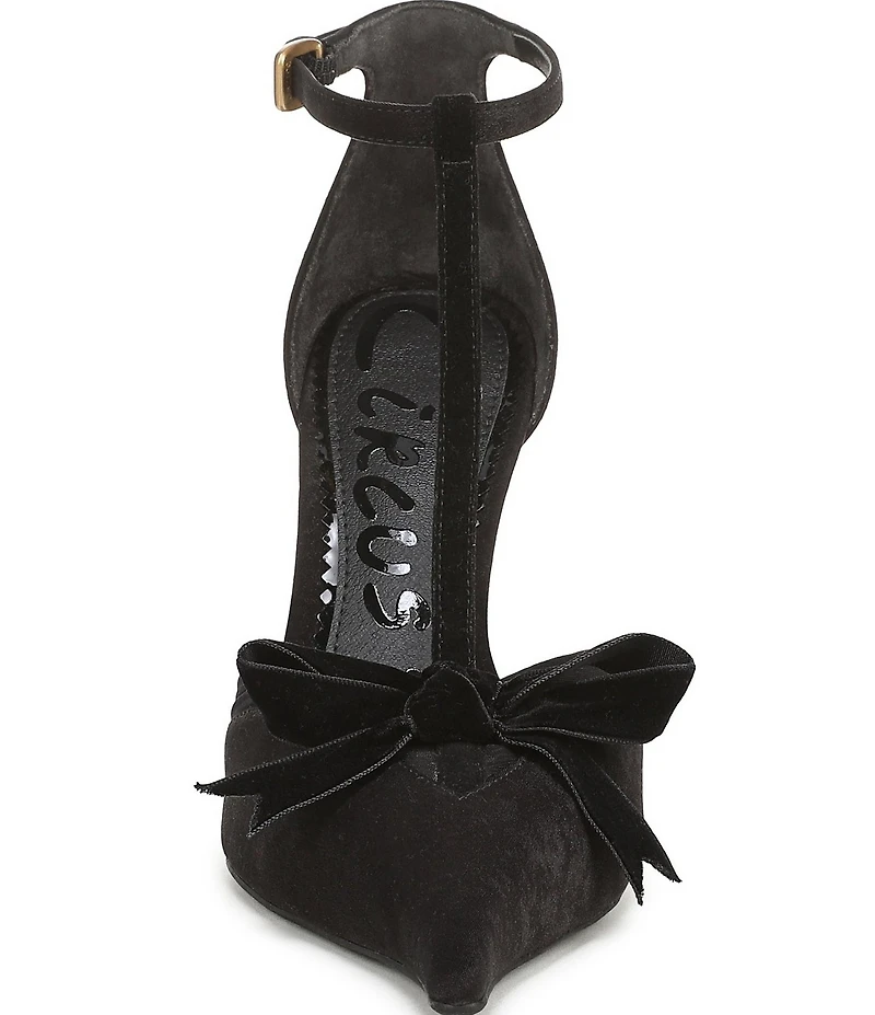 Circus NY by Sam Edelman Odina Ankle Strap Bow Accent Dress Pumps