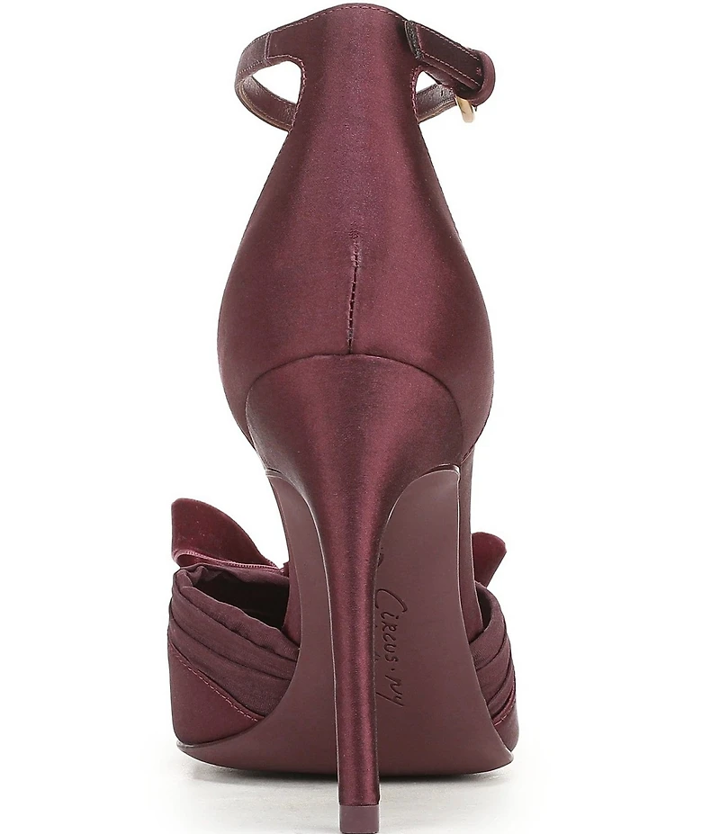 Circus NY by Sam Edelman Odina Ankle Strap Bow Accent Dress Pumps
