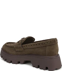 Circus NY by Sam Edelman Paisley Suede Penny Loafers