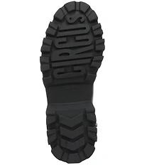 Circus NY by Sam Edelman Primm Leather Lug Sole Buckle Hardware Booties