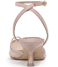 Circus NY by Sam Edelman Rosetta Sequin Bow Ankle Strap Kitten Heel Dress Pumps