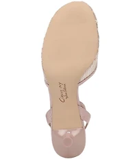 Circus NY by Sam Edelman Rosetta Sequin Bow Ankle Strap Kitten Heel Dress Pumps