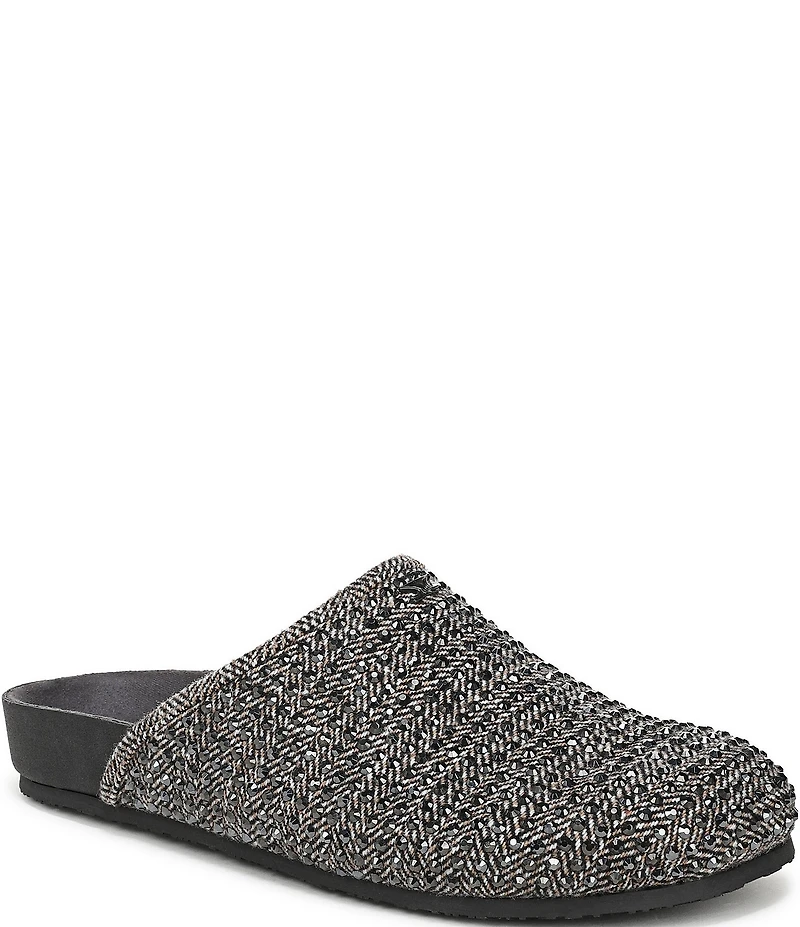 Circus NY by Sam Edelman Sabina Studded Herringbone Print Mules