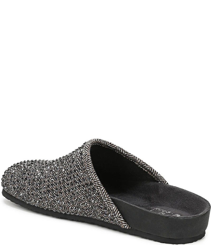 Circus NY by Sam Edelman Sabina Studded Herringbone Print Mules