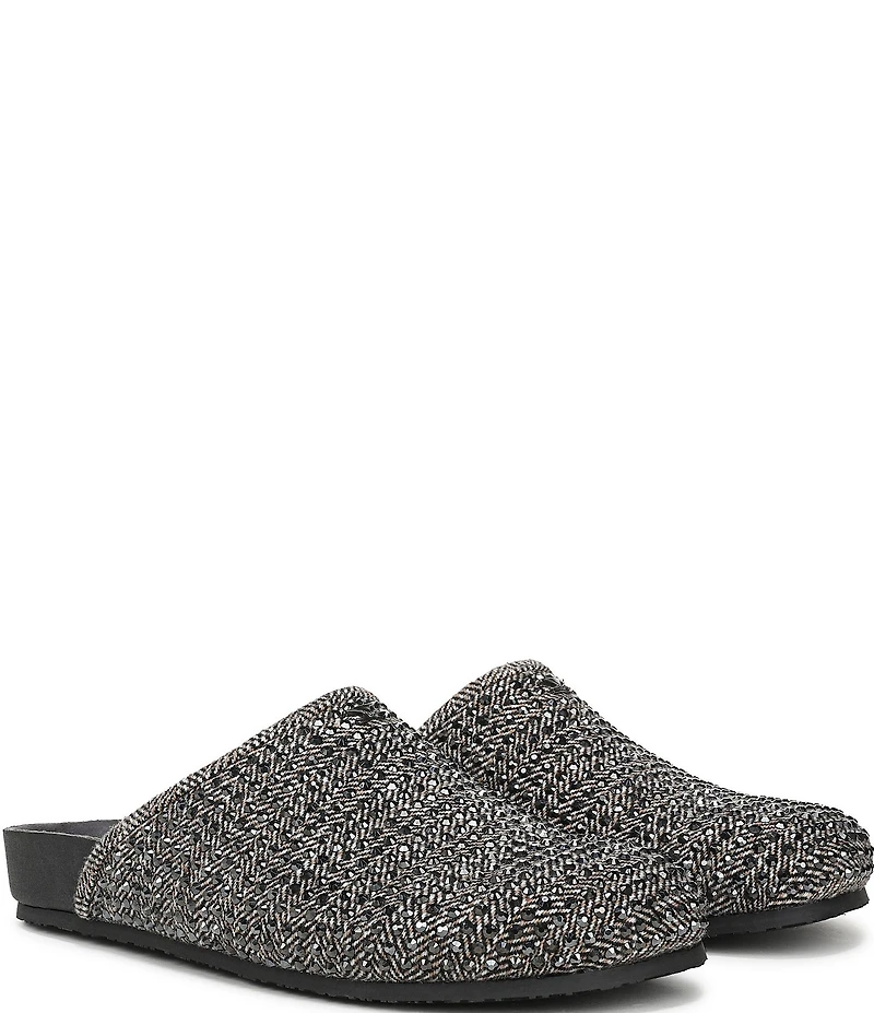 Circus NY by Sam Edelman Sabina Studded Herringbone Print Mules