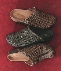 Circus NY by Sam Edelman Sabina Studded Herringbone Print Mules