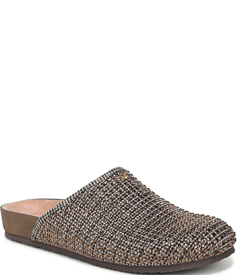 Circus NY by Sam Edelman Sabina Studded Houndstooth Print Mules
