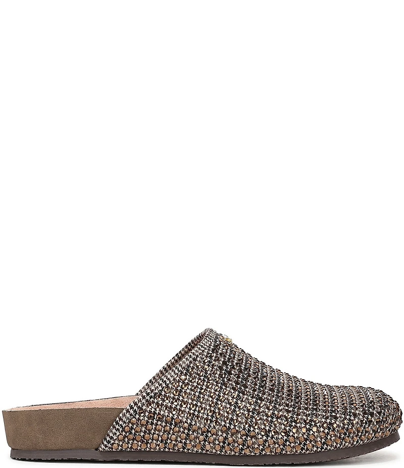 Circus NY by Sam Edelman Sabina Studded Houndstooth Print Mules