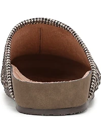 Circus NY by Sam Edelman Sabina Studded Houndstooth Print Mules