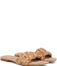 Circus NY by Sam Edelman Salma Woven Raffia Slide Sandals