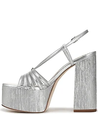 Circus NY by Sam Edelman Siena Metallic Platform Dress Sandals