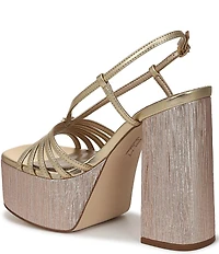 Circus NY by Sam Edelman Siena Metallic Platform Dress Sandals
