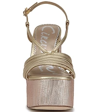 Circus NY by Sam Edelman Siena Metallic Platform Dress Sandals