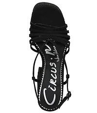 Circus NY by Sam Edelman Siena Silk Ankle Strap Platform Dress Sandals