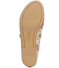 Circus NY by Sam Edelman Sofie Floral Sequin Bow Detail Mary Jane Flats