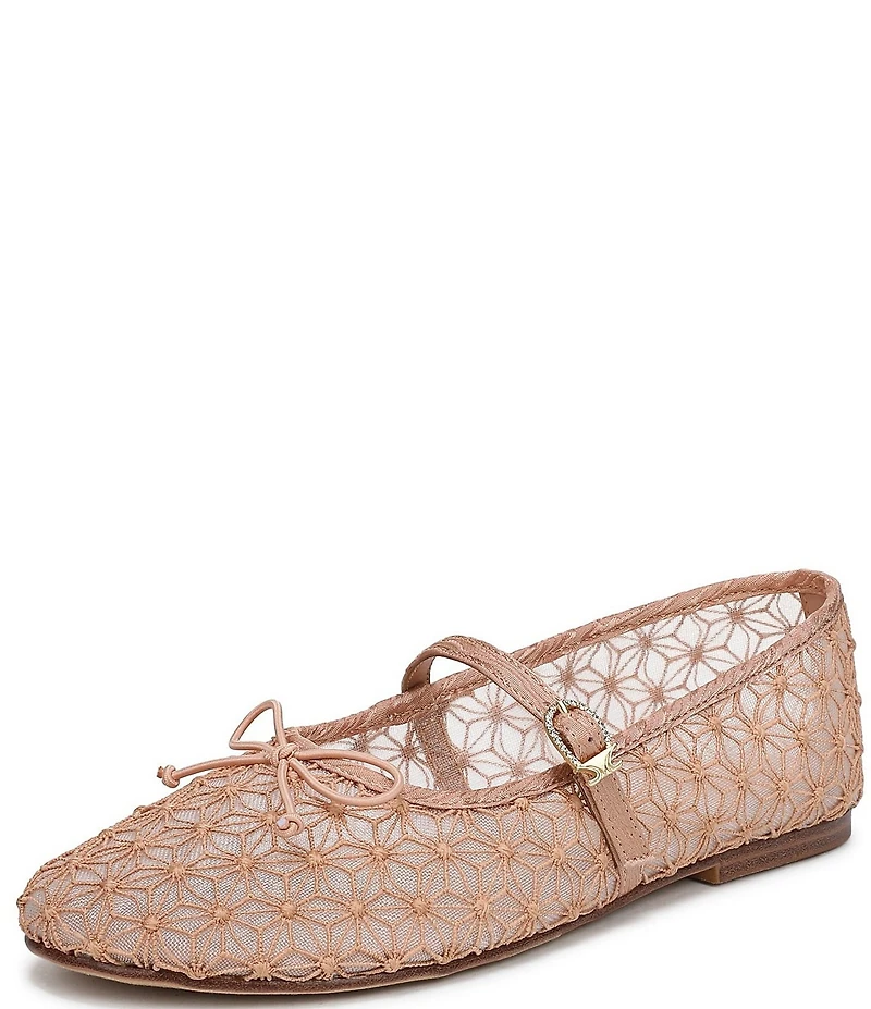 Circus NY by Sam Edelman Sofie Mesh Bow Detail Mary Jane Flats