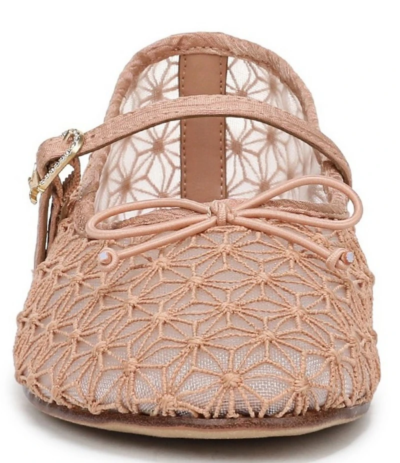 Circus NY by Sam Edelman Sofie Mesh Bow Detail Mary Jane Flats