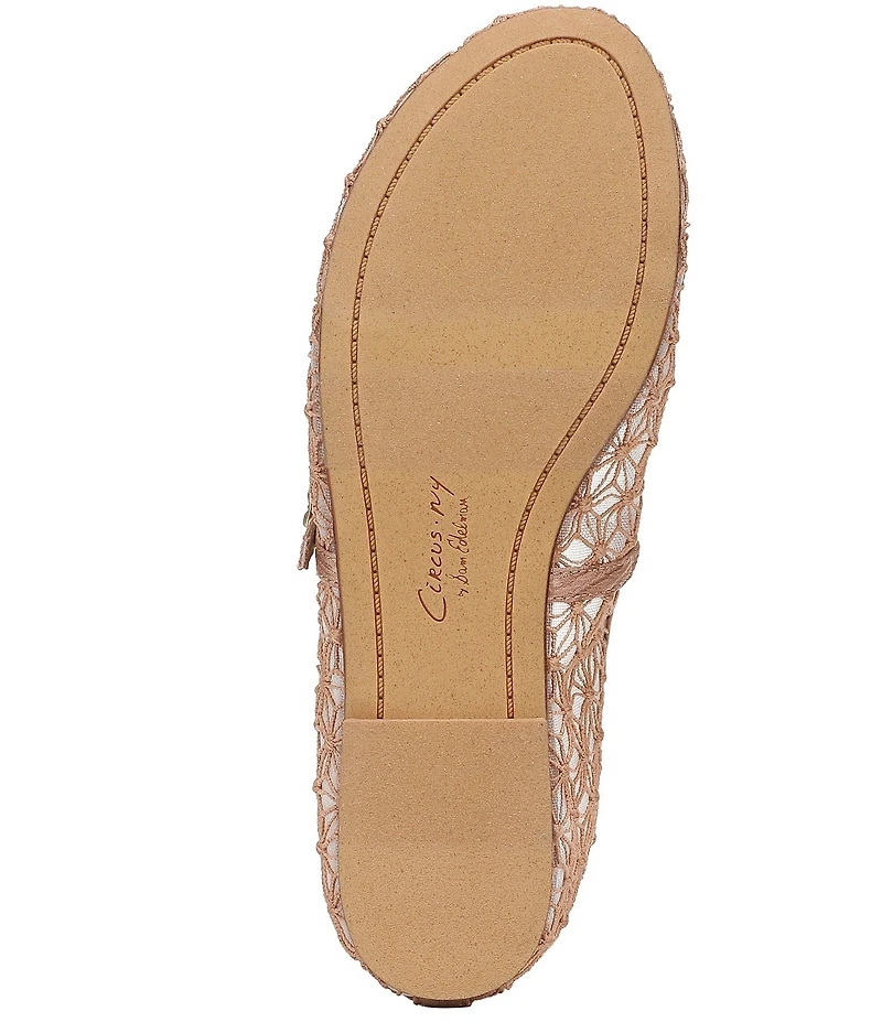 Circus NY by Sam Edelman Sofie Mesh Bow Detail Mary Jane Flats