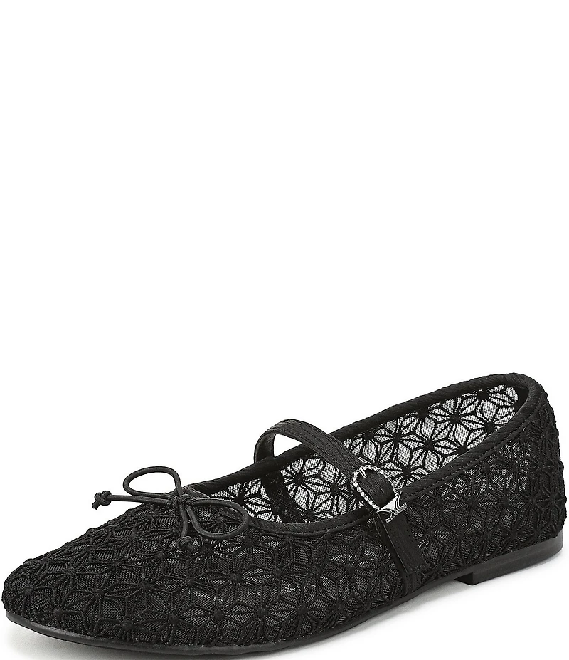 Circus NY by Sam Edelman Sofie Mesh Bow Detail Mary Jane Flats