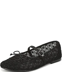 Circus NY by Sam Edelman Sofie Mesh Bow Detail Mary Jane Flats